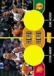 2000-01 Stadium Club Head to Head Game Jerseys #HH8 Stephon Marbury/Kenny Anderson