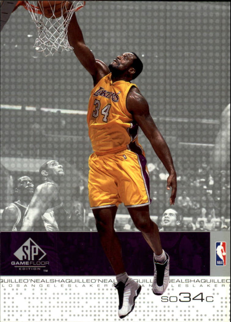 2000-01 SP Game Floor #26 Shaquille O'Neal