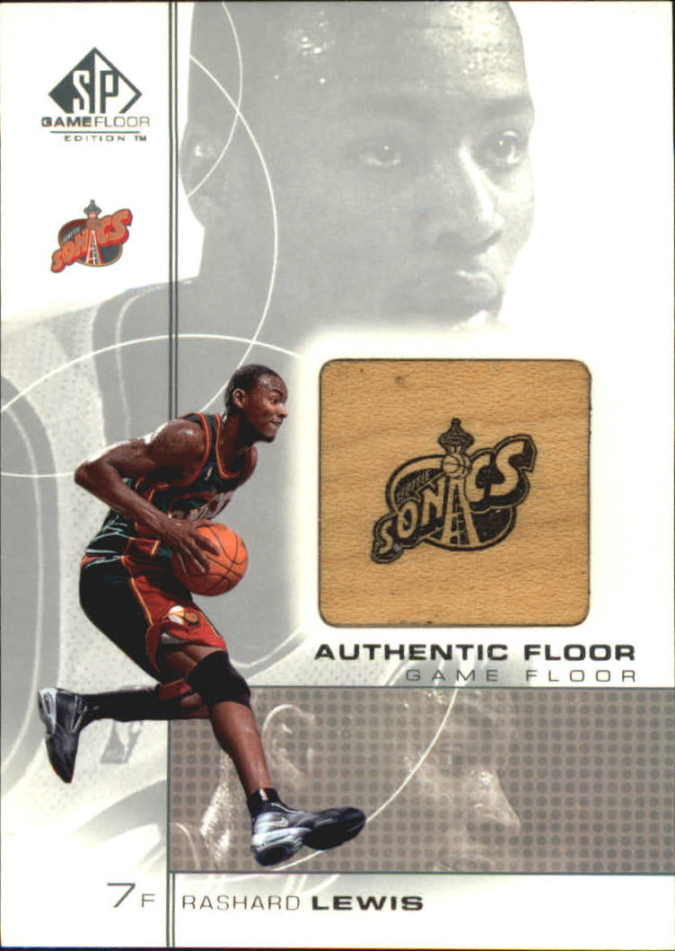 2000-01 SP Game Floor Authentic Floor #RL Rashard Lewis