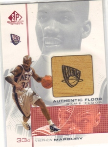 2000-01 SP Game Floor Authentic Floor #SM2 Stephon Marbury