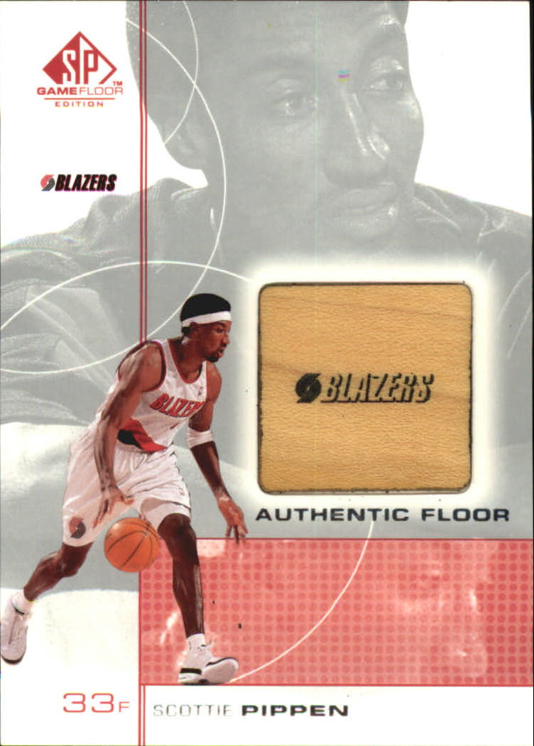 2000-01 SP Game Floor Authentic Floor #SP Scottie Pippen