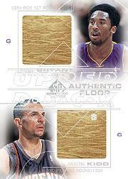 2000-01 SP Game Floor Authentic Floor Combos #C16 Kobe Bryant/Jason Kidd