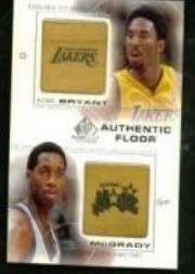 2000-01 SP Game Floor Authentic Floor Combos #C27 Kobe Bryant/Tracy McGrady