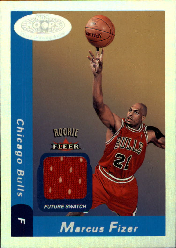 2000-01 Hoops Hot Prospects #124 Marcus Fizer JSY RC