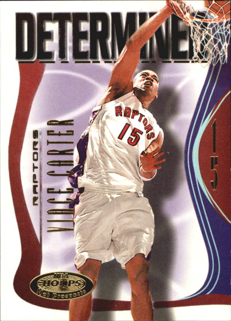 2000-01 Hoops Hot Prospects Determined #D1 Vince Carter