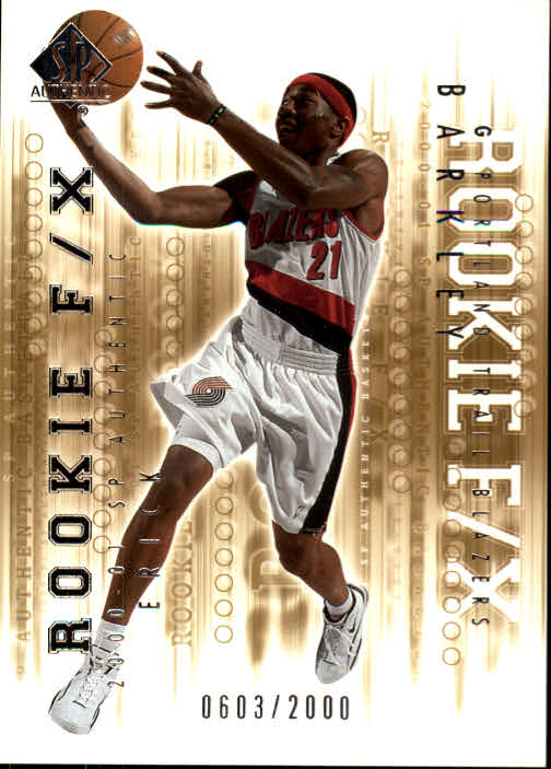 2000-01 SP Authentic #116 Erick Barkley/2000 RC