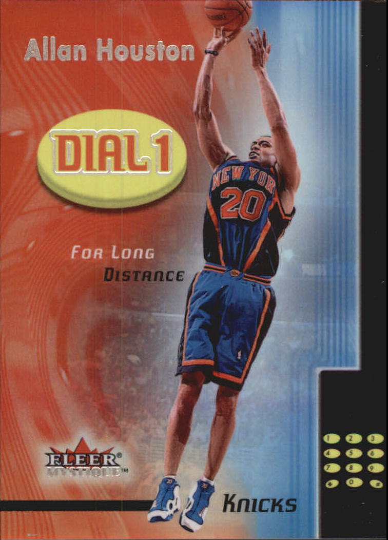 2000-01 Fleer Mystique Dial 1 #DO5 Allan Houston