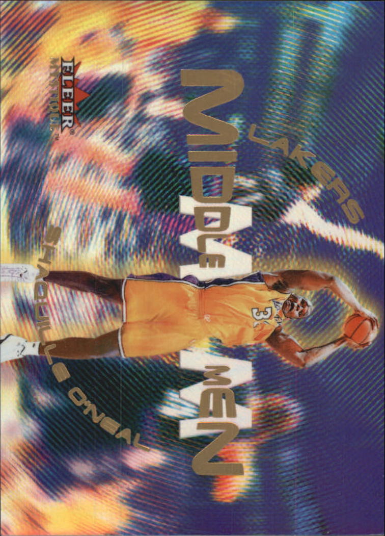 2000-01 Fleer Mystique Middle Men #MM1 Shaquille O'Neal