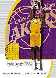2000-01 Fleer Genuine Genuine Coverage Plus #5 Shaquille O'Neal