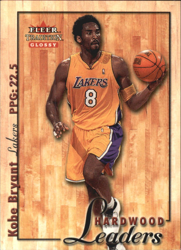 2000-01 Fleer Glossy Hardwood Leaders #HL9 Kobe Bryant