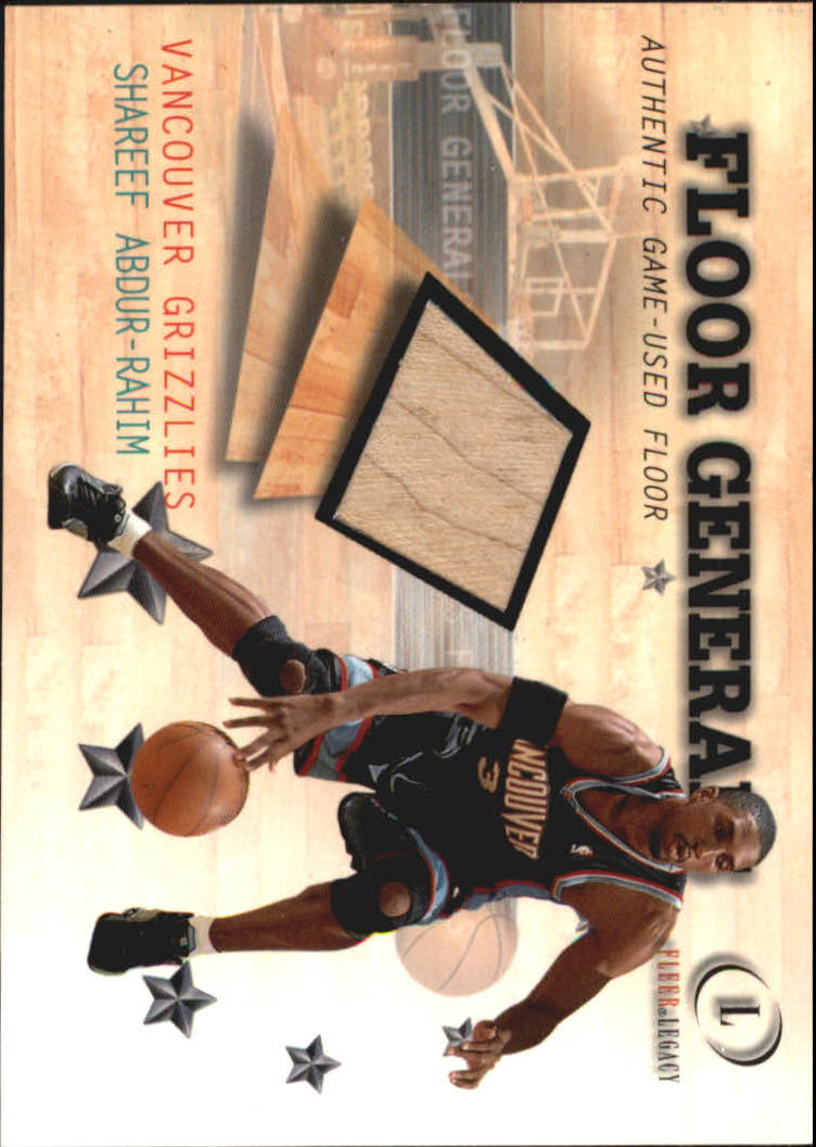 2000-01 Fleer Legacy Floor Generals #FG16 Shareef Abdur-Rahim