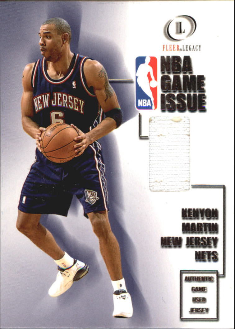 2000-01 Fleer Legacy NBA Game Issue #GI27 Kenyon Martin