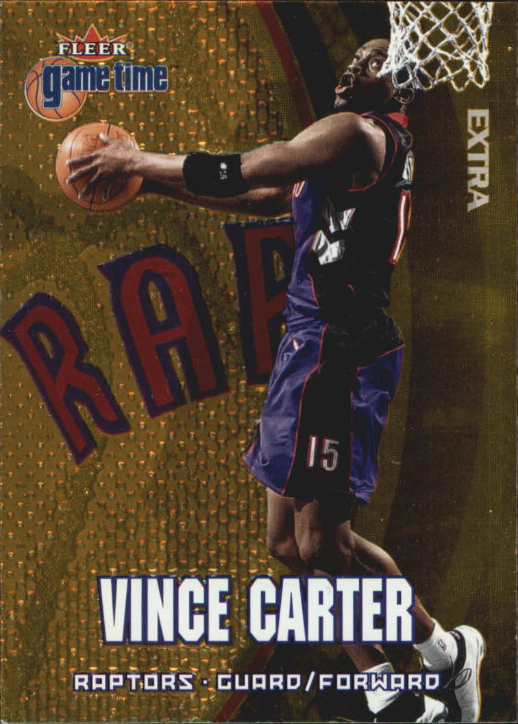 2000-01 Fleer Game Time Extra #1 Vince Carter