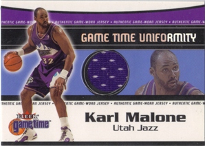 2000-01 Fleer Game Time Uniformity #8 Karl Malone