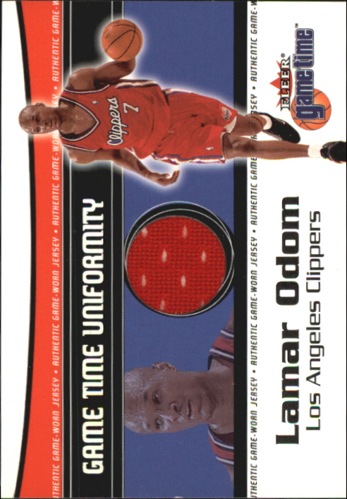 2000-01 Fleer Game Time Uniformity #12 Lamar Odom