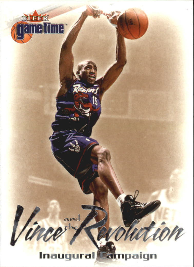2000-01 Fleer Game Time Vince and the Revolution #3 Vince Carter