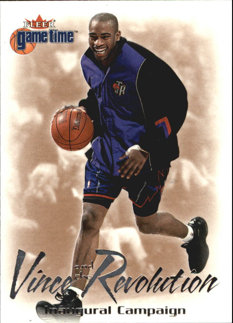 2000-01 Fleer Game Time Vince and the Revolution #4 Vince Carter