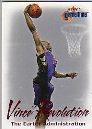 2000-01 Fleer Game Time Vince and the Revolution #9 Vince Carter