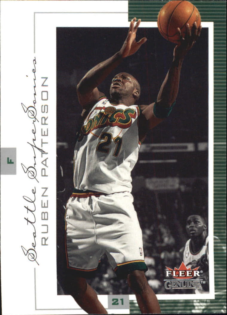 2000-01 Fleer Genuine #20 Ruben Patterson