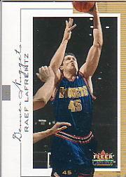2000-01 Fleer Genuine #49 Raef LaFrentz