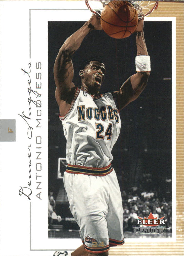 2000-01 Fleer Genuine #55 Antonio McDyess