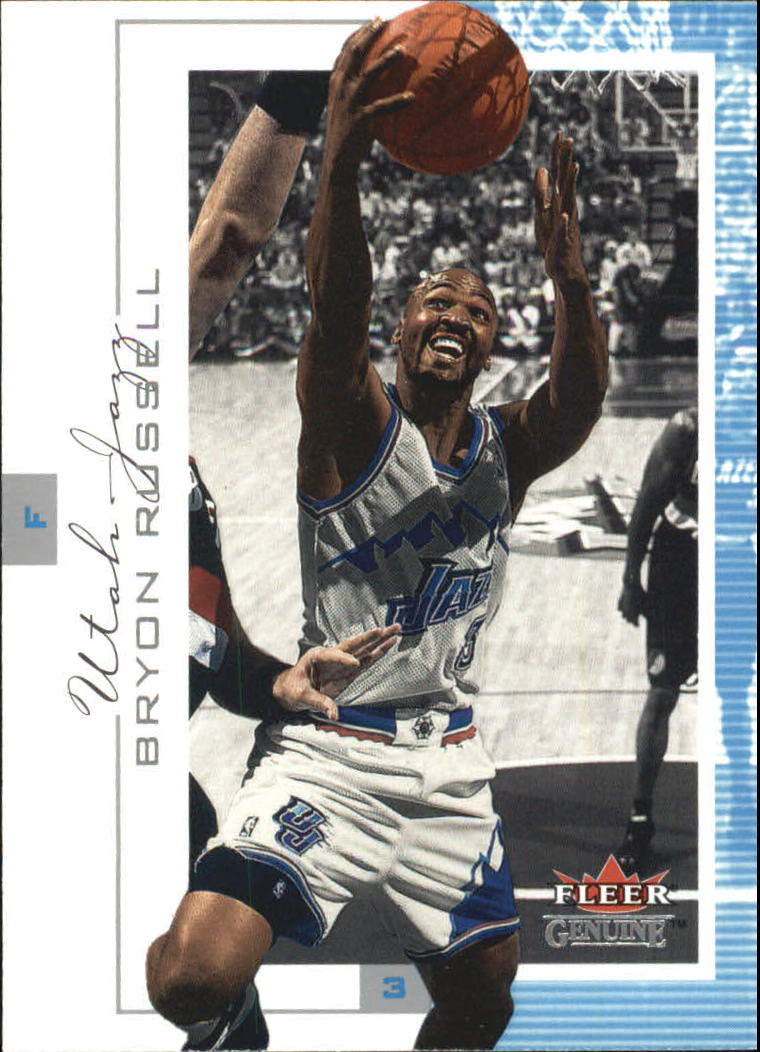 2000-01 Fleer Genuine #58 Bryon Russell