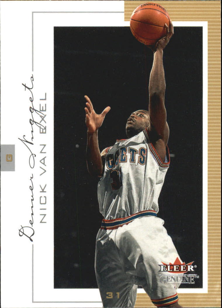 2000-01 Fleer Genuine #59 Nick Van Exel