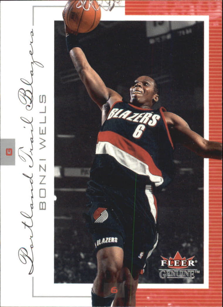 2000-01 Fleer Genuine #72 Bonzi Wells