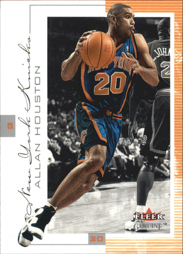 2000-01 Fleer Genuine #76 Allan Houston