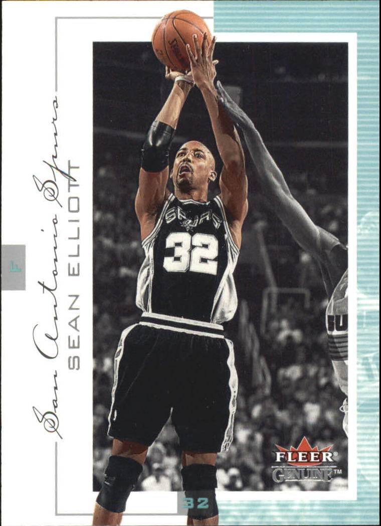 2000-01 Fleer Genuine #85 Sean Elliott