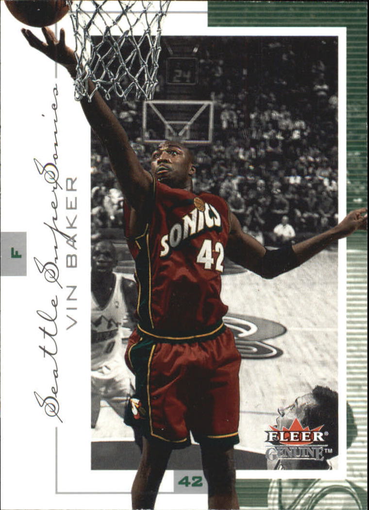 2000-01 Fleer Genuine #89 Vin Baker