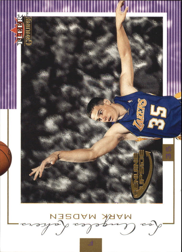 2000-01 Fleer Genuine #117 Mark Madsen RC