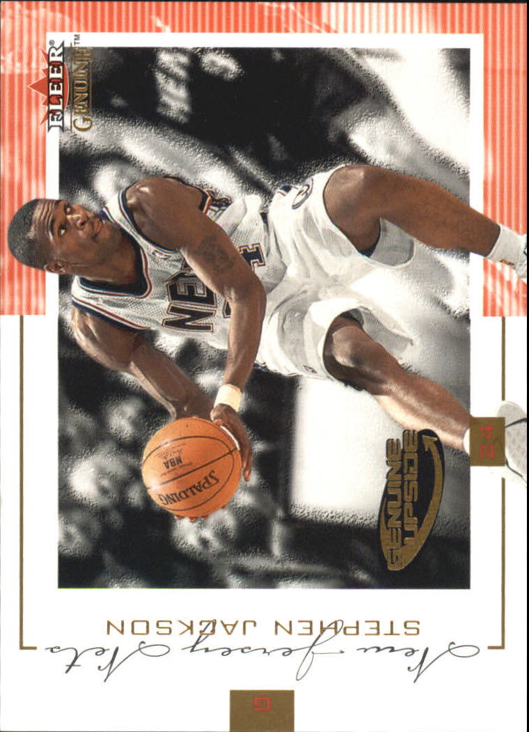 2000-01 Fleer Genuine #122 Stephen Jackson RC