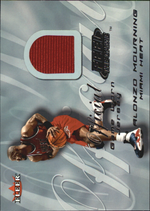 2000-01 Fleer Feel the Game #23 Alonzo Mourning