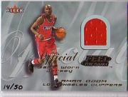 2000-01 Fleer Feel the Game Gold #24 Lamar Odom