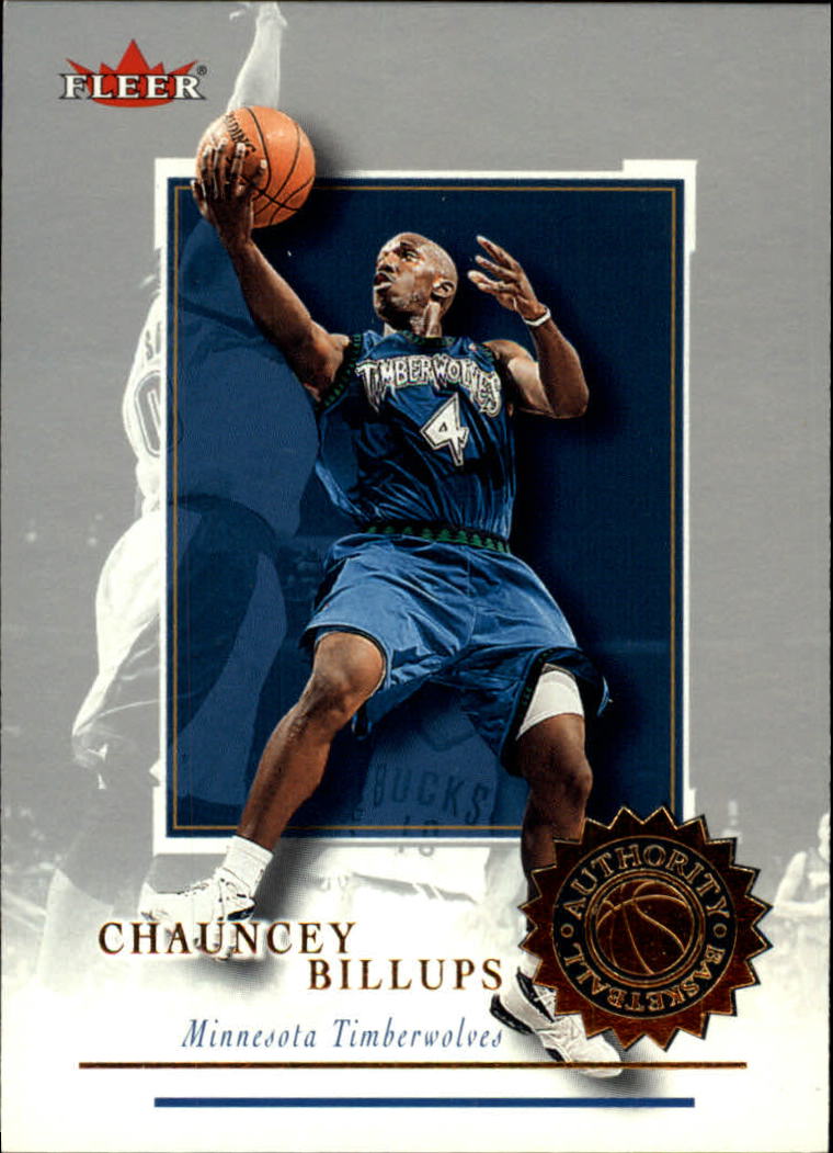 2000-01 Fleer Authority #63 Chauncey Billups