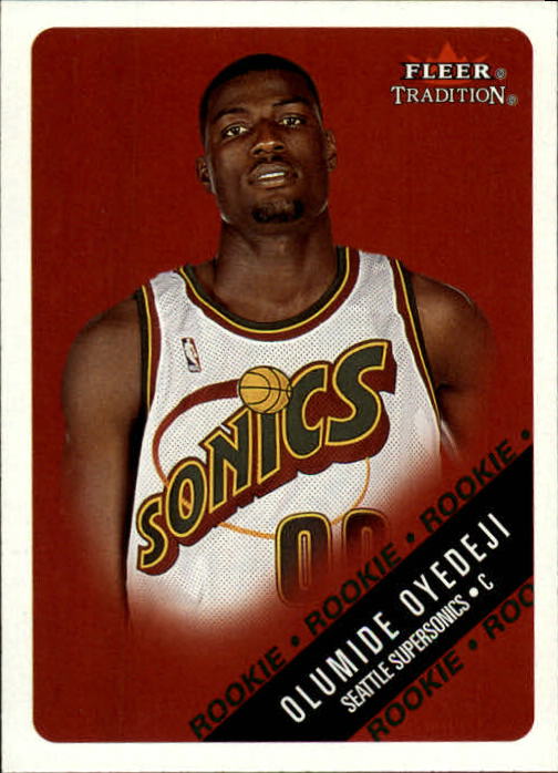 2000-01 Fleer #269 Olumide Oyedeji RC