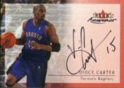 2000-01 Fleer Autographics #9 Vince Carter
