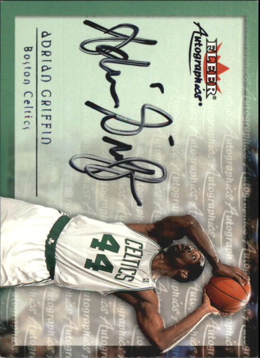 2000-01 Fleer Autographics #18 Adrian Griffin