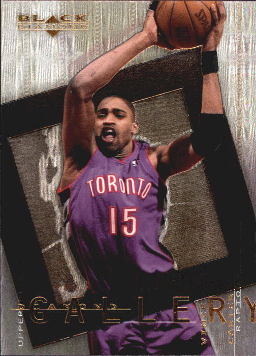 2000-01 Black Diamond Gallery #DG2 Vince Carter