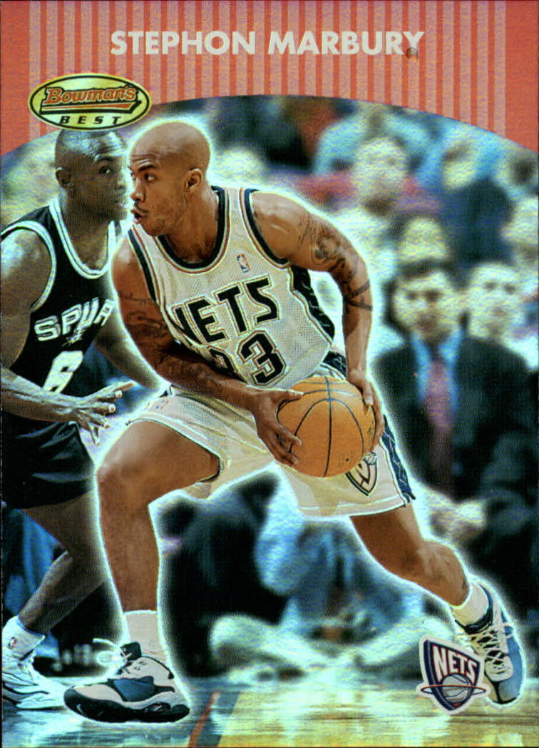 2000-01 Bowman's Best #43 Stephon Marbury