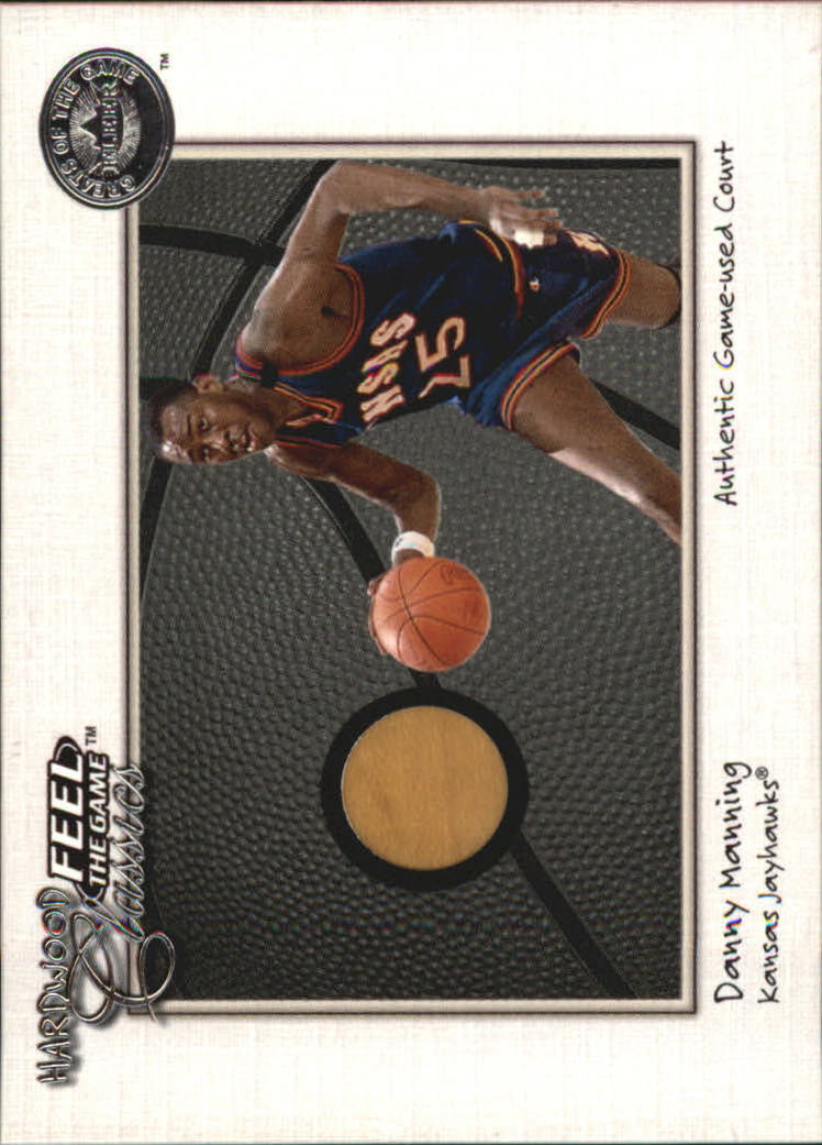 2001 Greats of the Game Feel the Game Hardwood Classics #13 Danny Manning