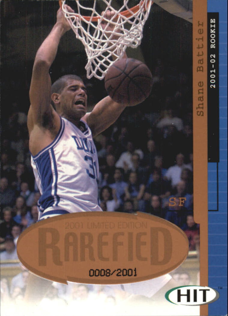 2001 SAGE HIT Rarefied Bronze #R2 Shane Battier