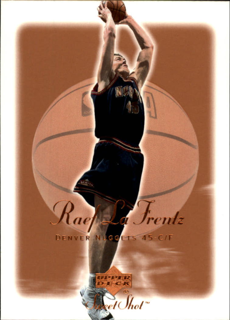 2001-02 Sweet Shot #21 Raef LaFrentz