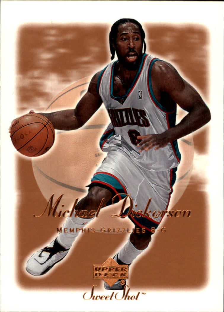2001-02 Sweet Shot #44 Michael Dickerson