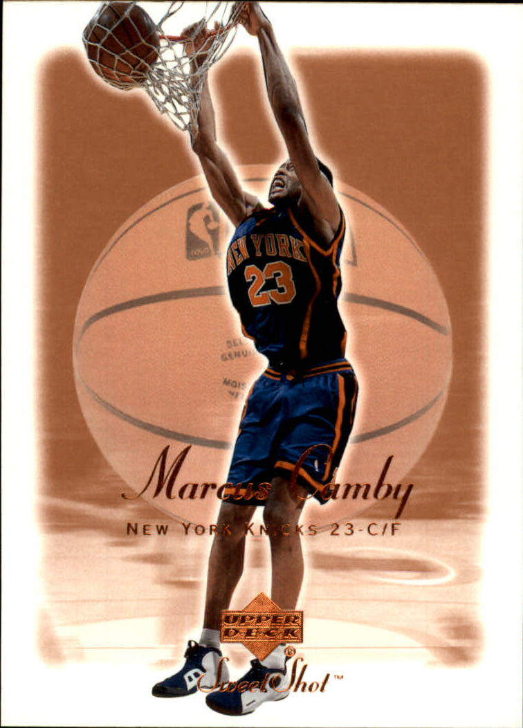 2001-02 Sweet Shot #60 Marcus Camby