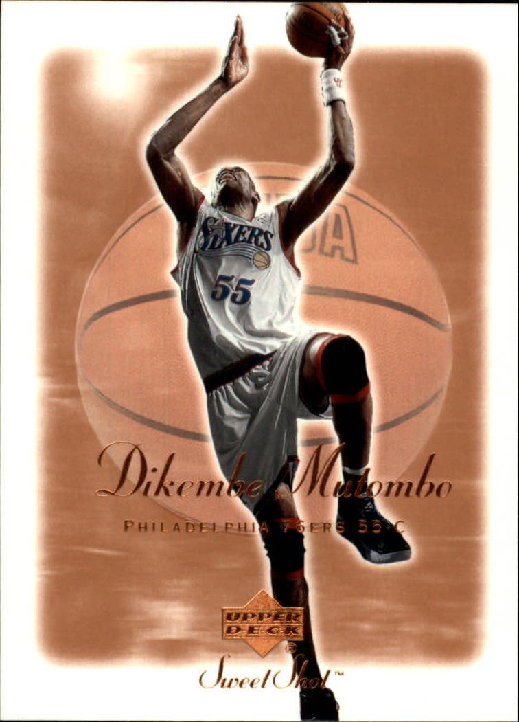 2001-02 Sweet Shot #65 Dikembe Mutombo