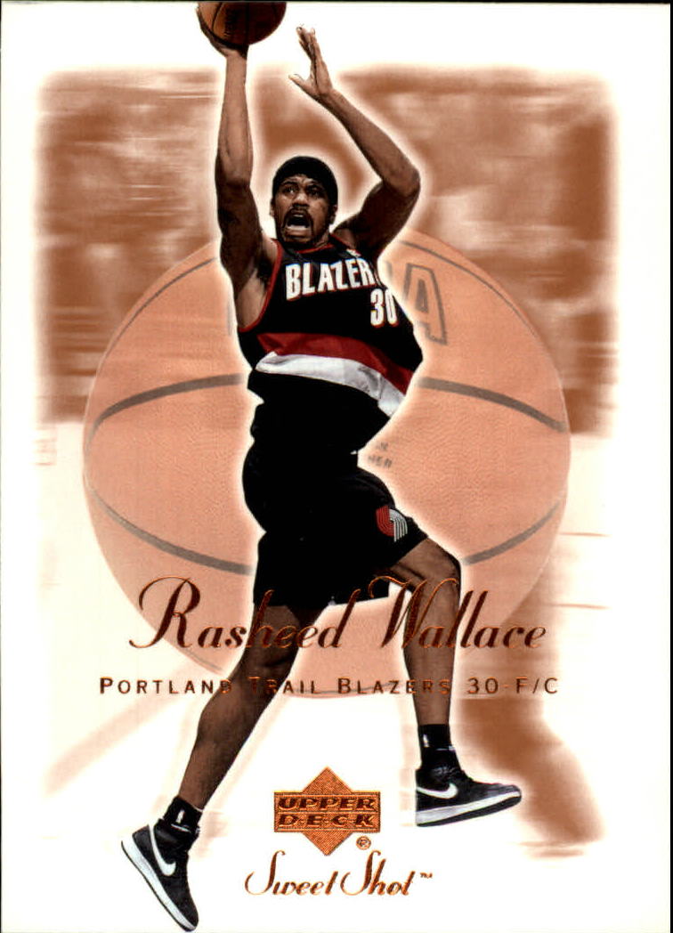 2001-02 Sweet Shot #70 Rasheed Wallace
