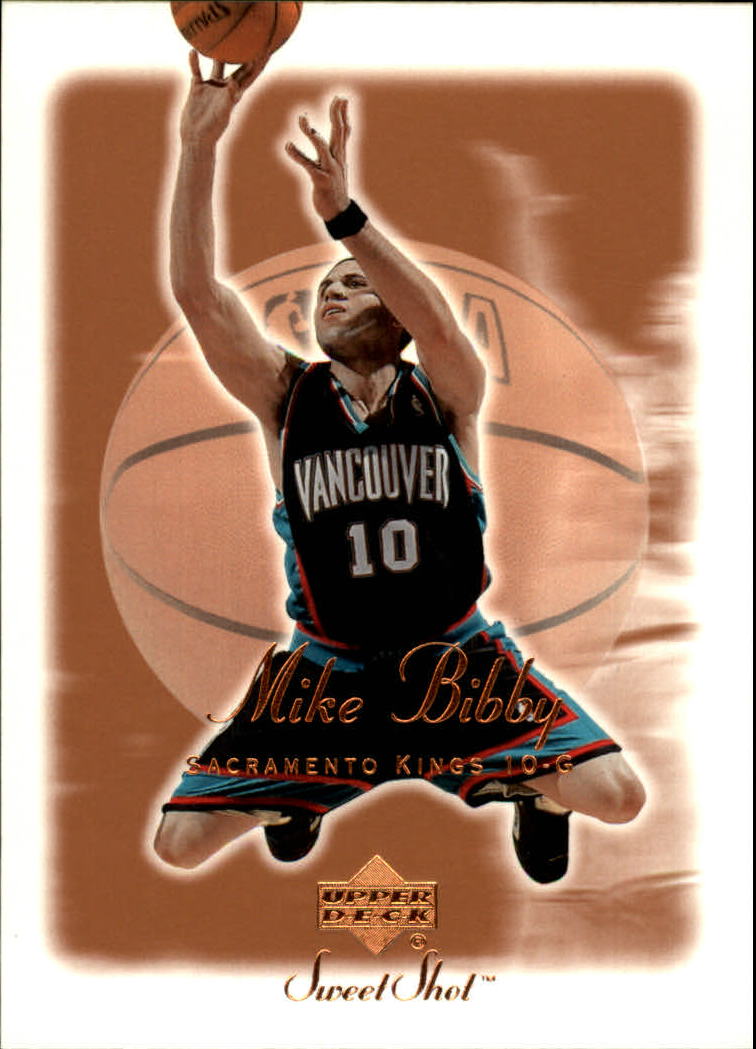 2001-02 Sweet Shot #75 Mike Bibby