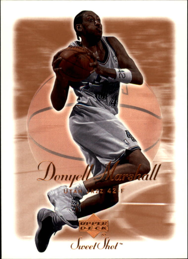 2001-02 Sweet Shot #87 Donyell Marshall